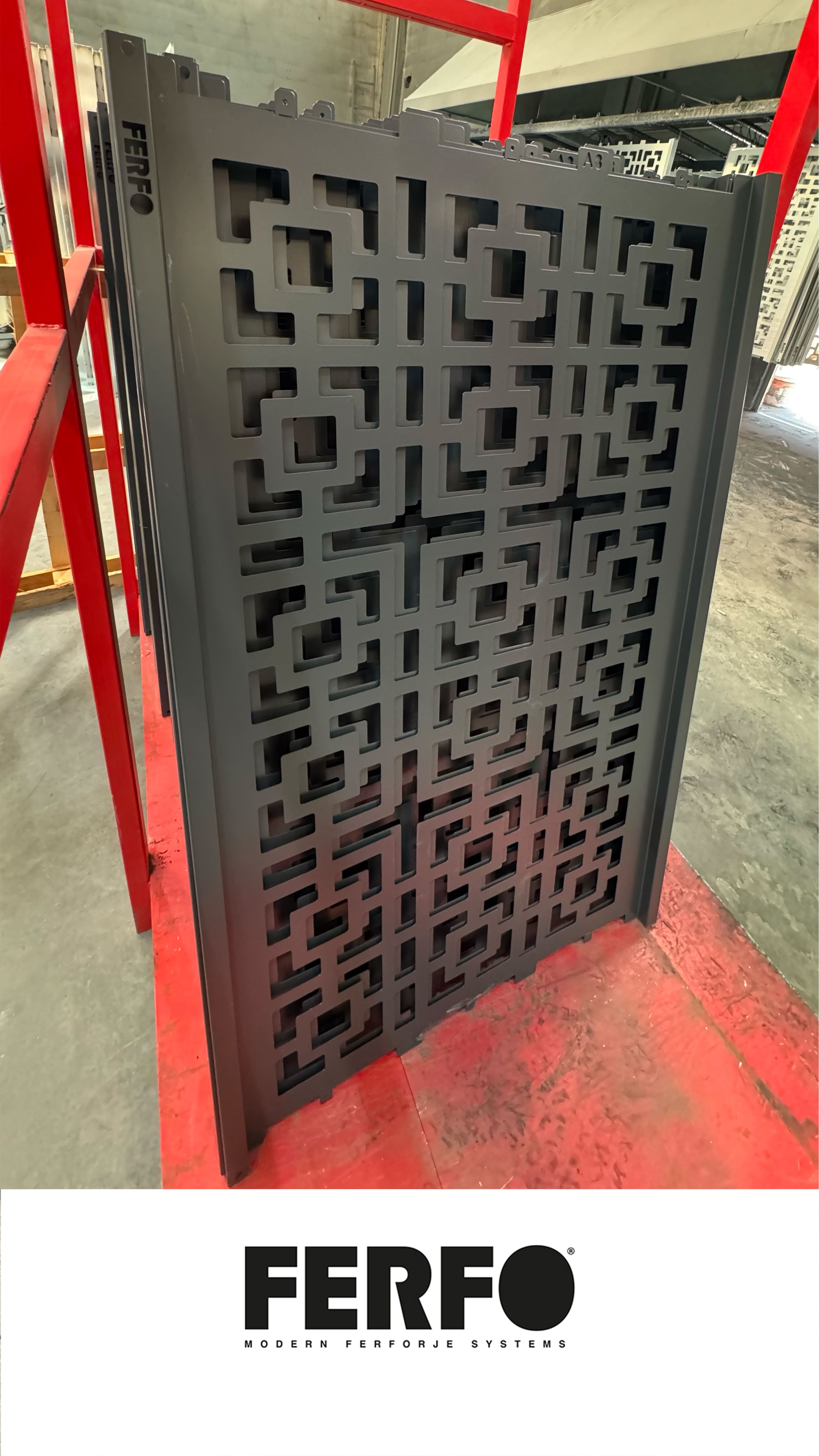 Ferfo - Ferfo Duvar Ustu Korkuluk Sistemleri Lazer Korkuluk Modelli Menfez Fransiz Balkon Korkuluk