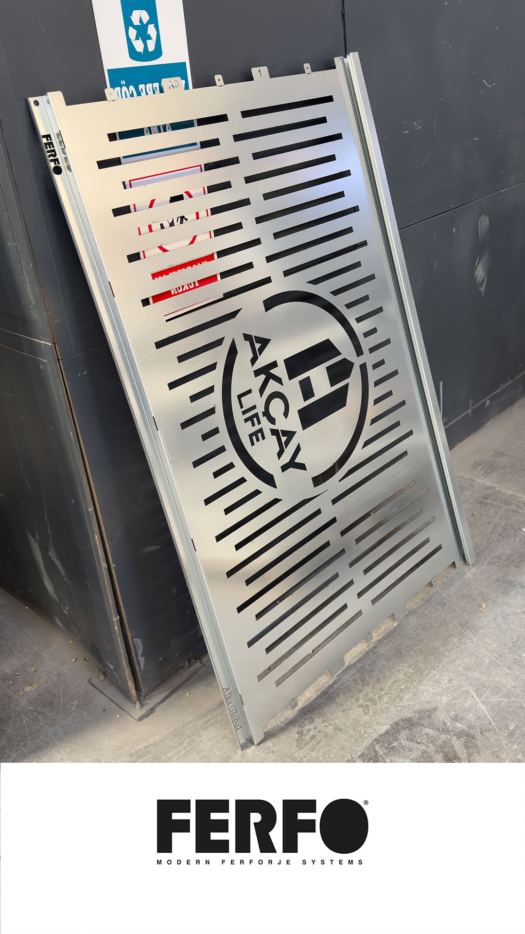 Ferfo - Ferfo Duvar Ustu Korkuluk Sistemleri Lazer Korkuluk Modelli Menfez Fransiz Balkon Korkuluk