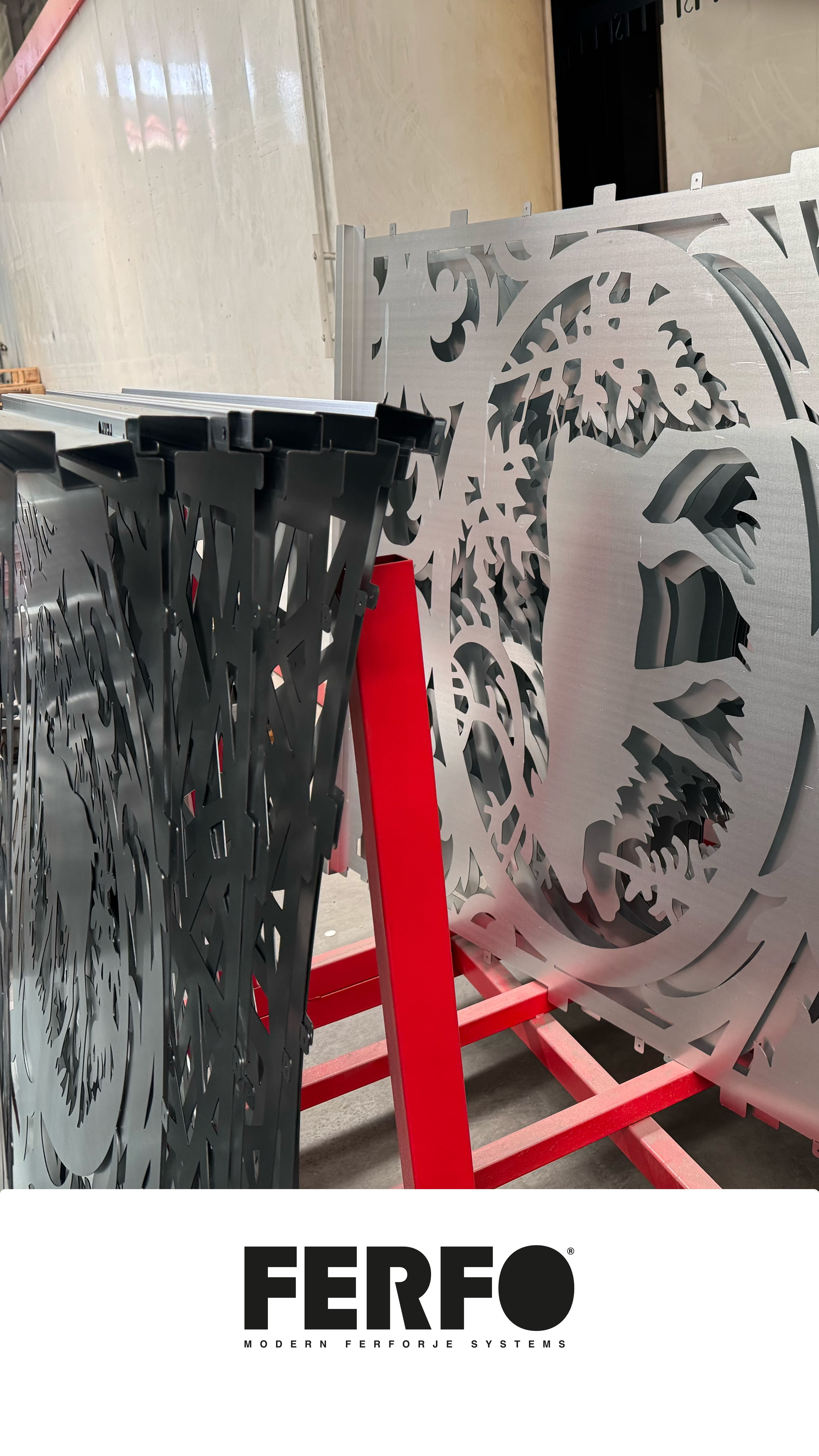 Ferfo - Ferfo Duvar Ustu Korkuluk Sistemleri Lazer Korkuluk Modelli Menfez Fransiz Balkon Korkuluk