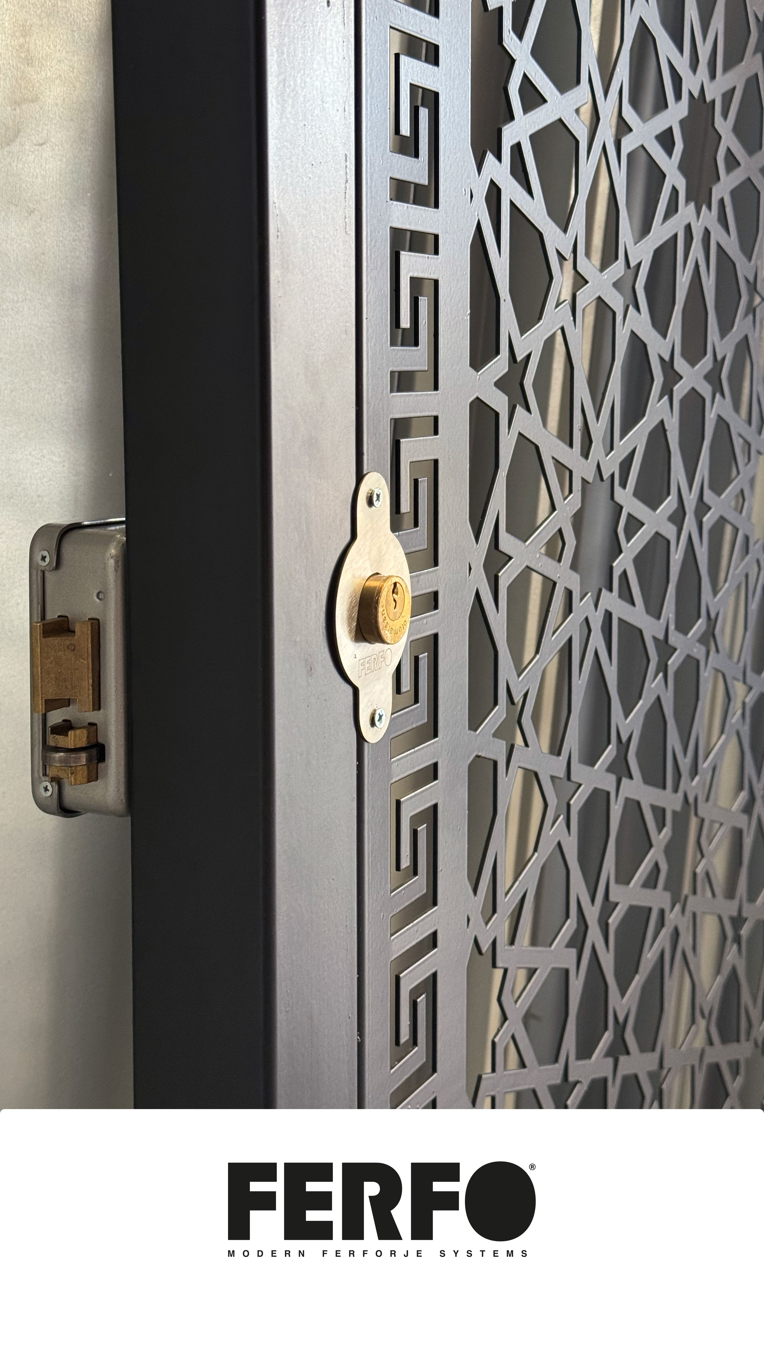 Ferfo - Ferfo Duvar Ustu Korkuluk Sistemleri Lazer Korkuluk Modelli Menfez Fransiz Balkon Korkuluk