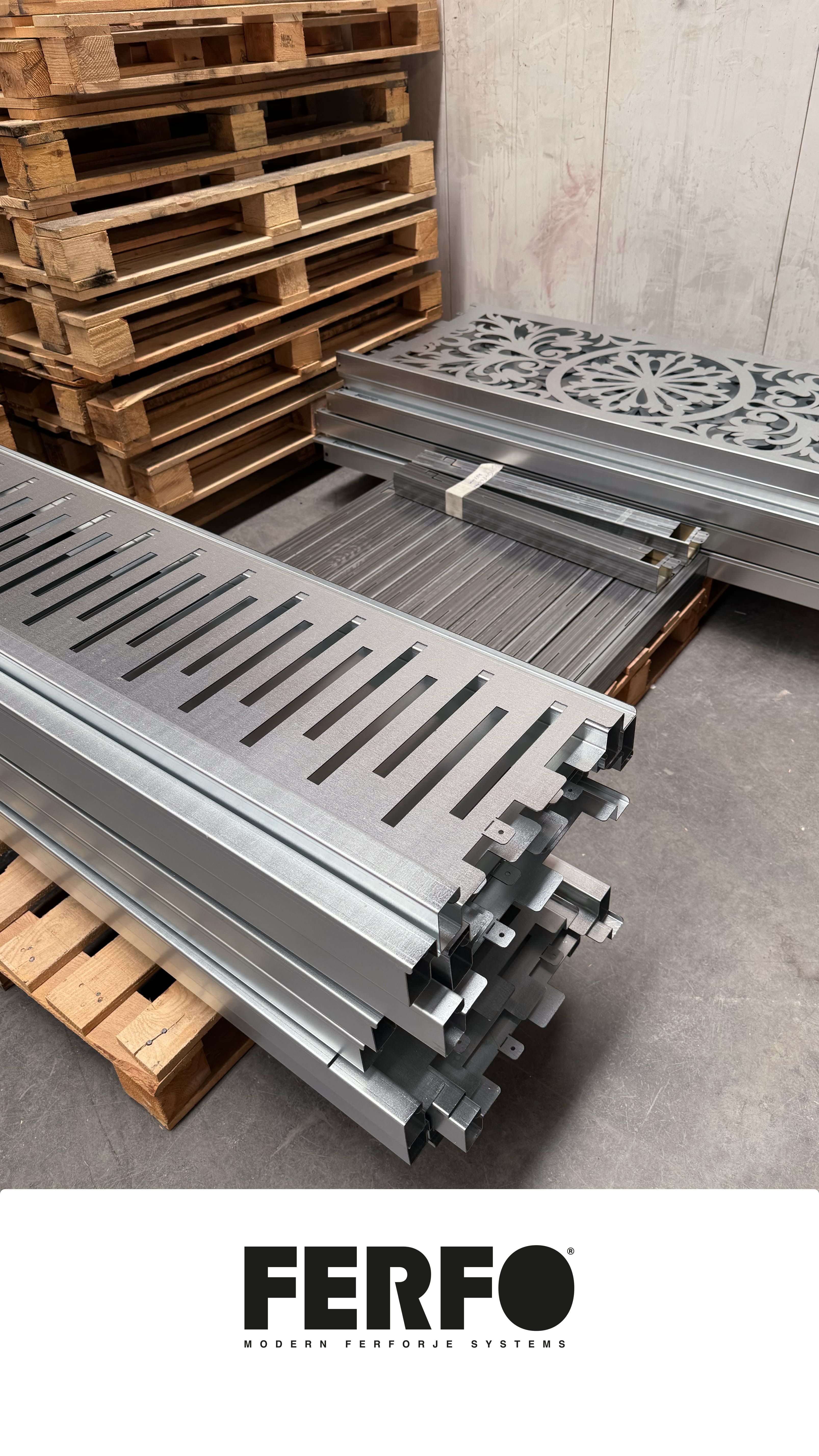 Ferfo - Ferfo Duvar Ustu Korkuluk Sistemleri Lazer Korkuluk Modelli Menfez Fransiz Balkon Korkuluk